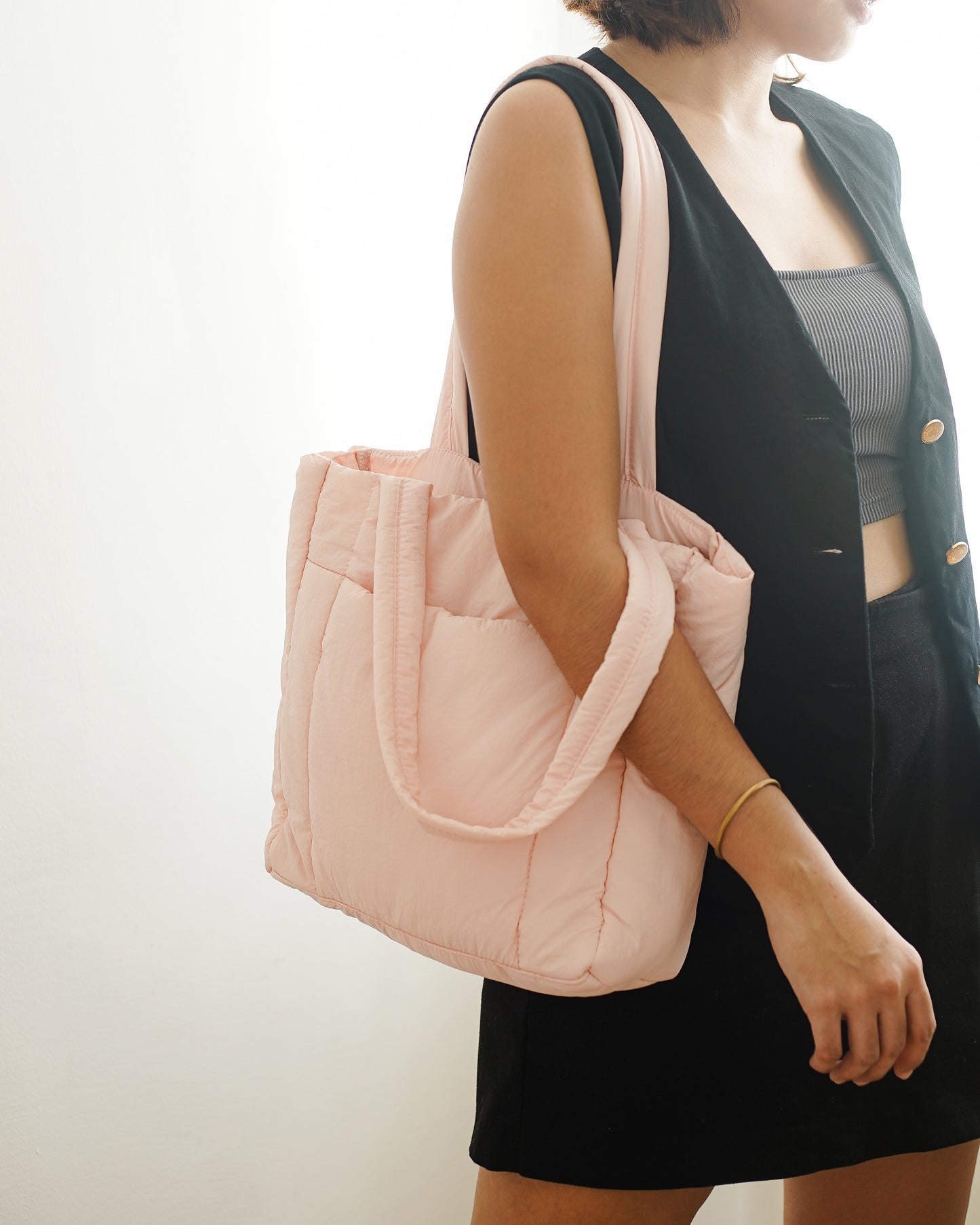 Total Tote in Petal Pink